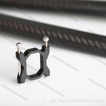 Vertikala eller rullade aluminiumklämmor för åttakantiga rör